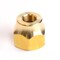 Homeplus+ ATC 1/4 in. Flare X 1/4 in. D CTS Brass Forged Flare Nut 6JC050810721021 - alternate 2